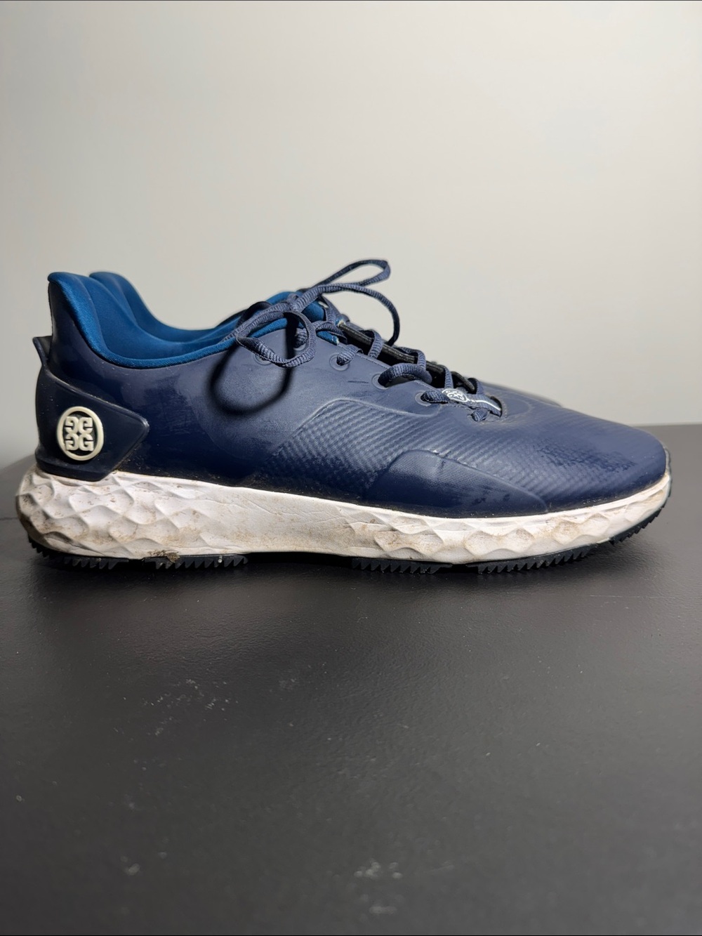 G/Fore mens 11 Twilight blue MG4+ spikeless golf sneaker shoes EUC